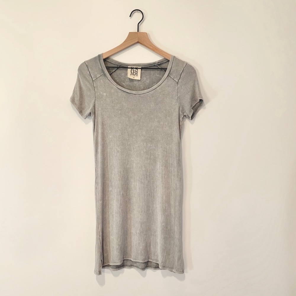 Rossmore Ash Gray Casual Mini Dress
